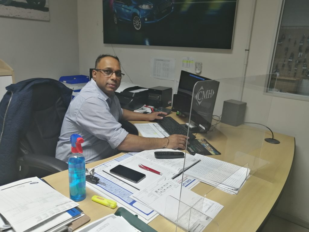CMH KEMPSTER FORD DURBAN WELCOMES VINCENT GOVENDER!