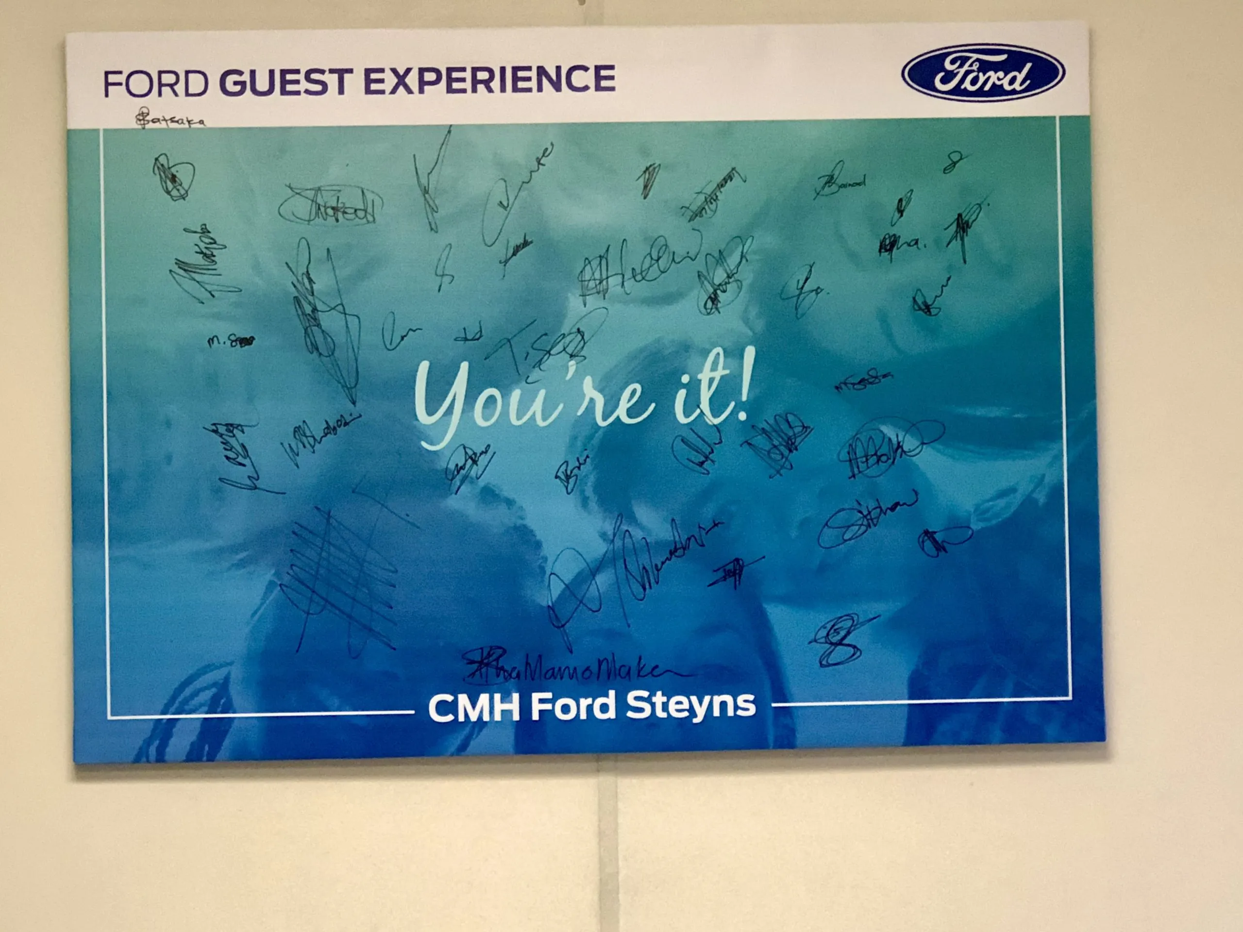 CMH Steyns Ford Pretoria Team Signature