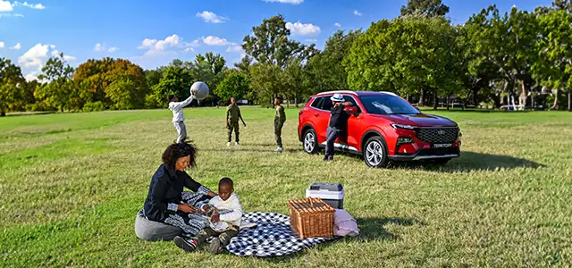 All New Ford Territory at the park - Family Picture