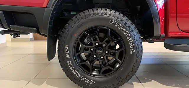 2024 Ford Ranger Black Rims