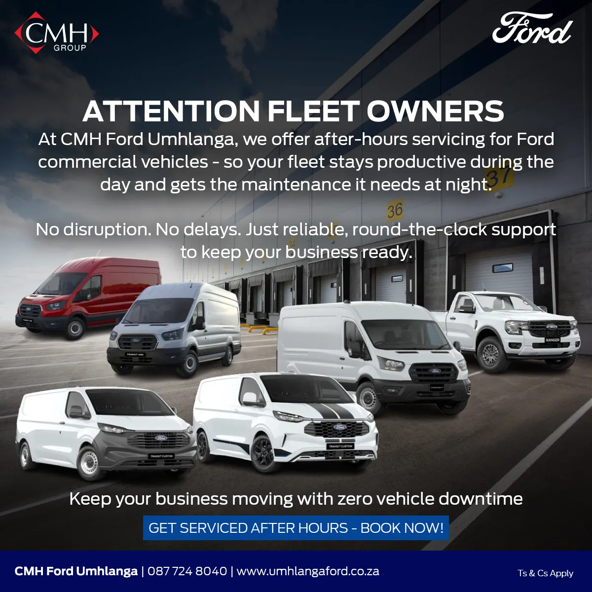 CMH Ford Umhlanga Alert to Fleet Owners
