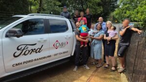 CMH Ford randburg with Drive for charity kids and team