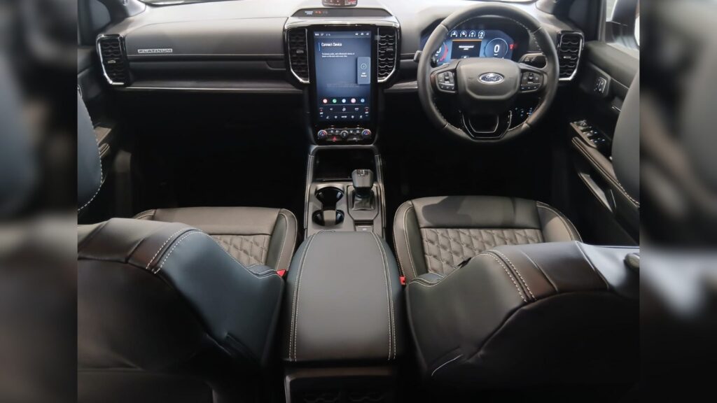 Ford Ranger The Platinums tech suite