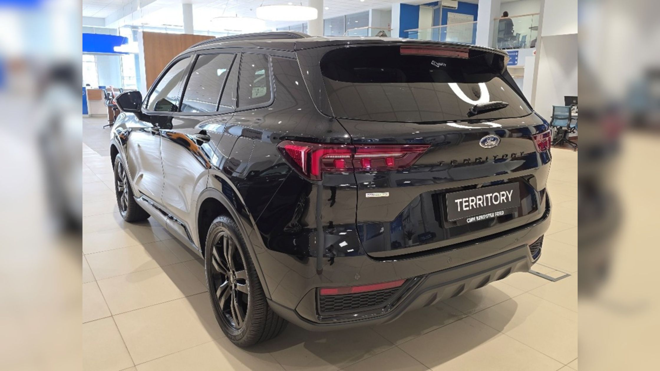 Ford Territory Black Edition Rear Side View