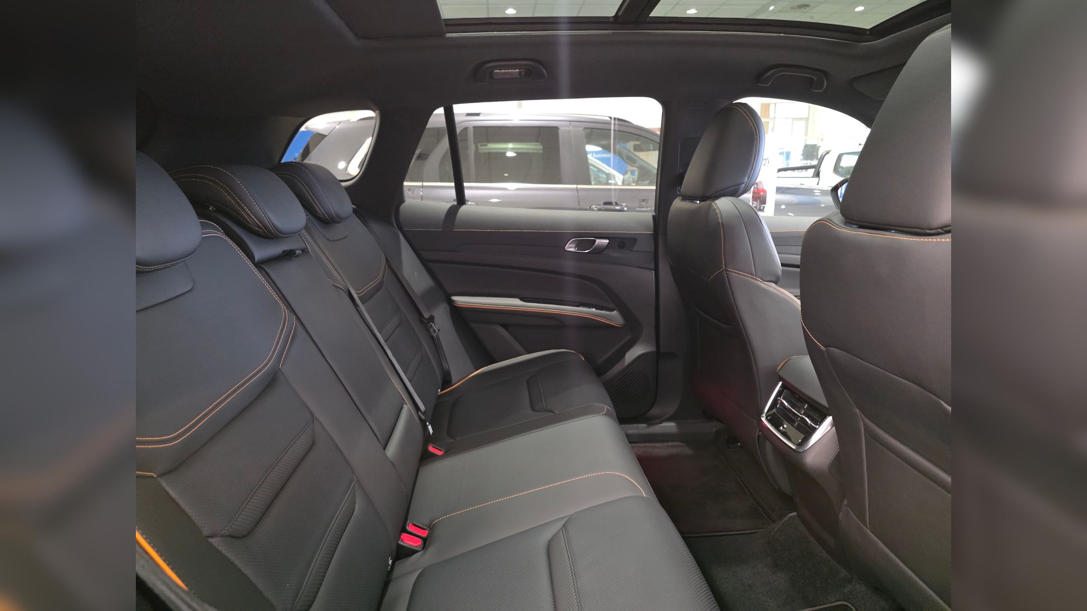 Ford Territory Blacked Out Edition Rear Interior