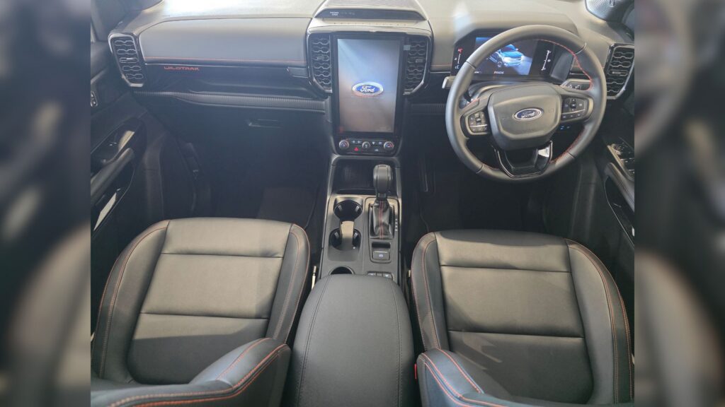 Ford Ranger Wildtrak Interior