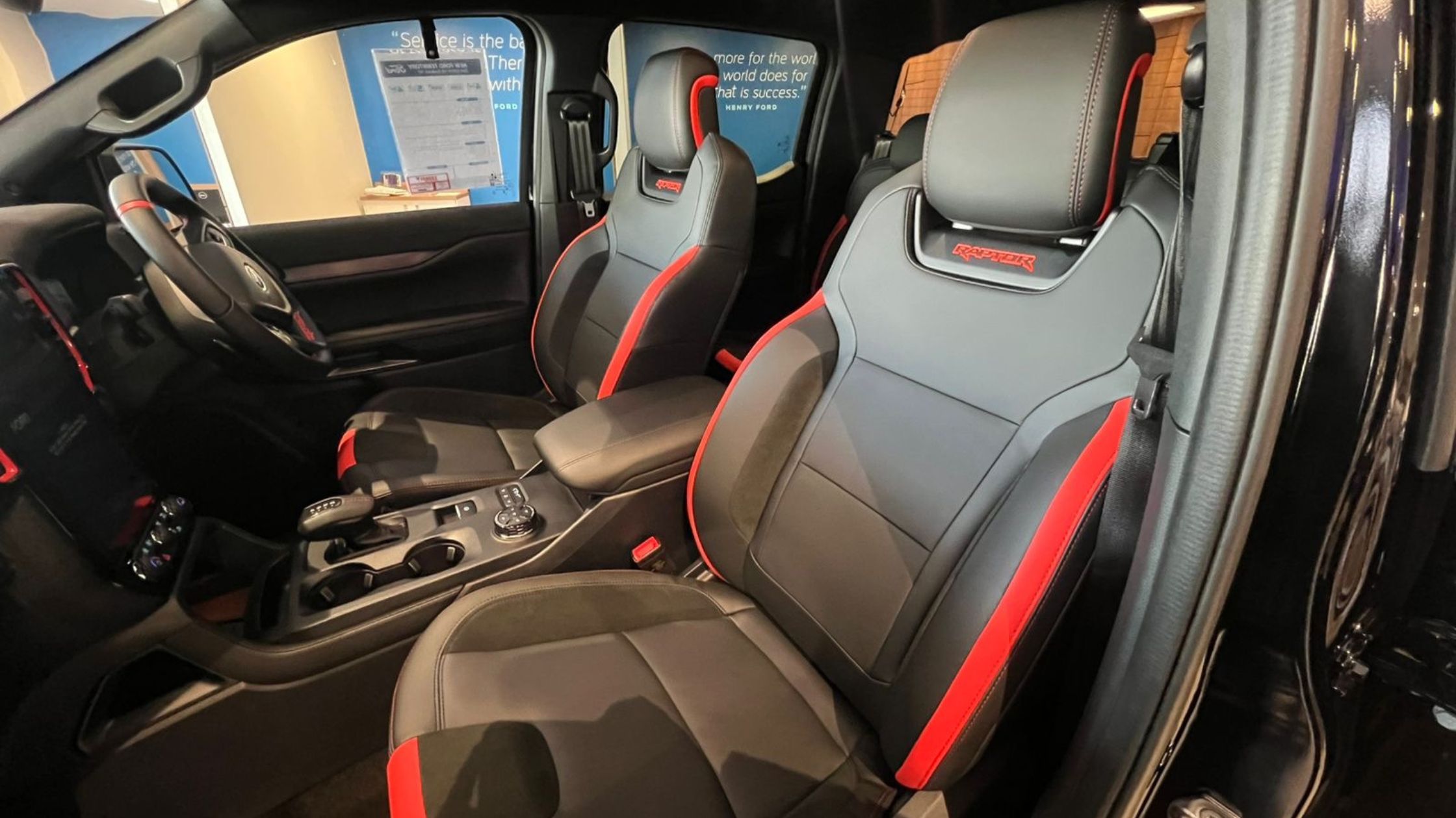 Ford Raptor Interior Comfort