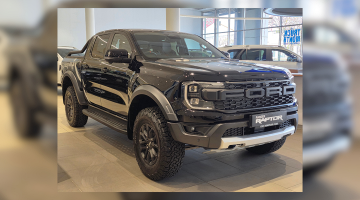 Ford Raptor Front Side View
