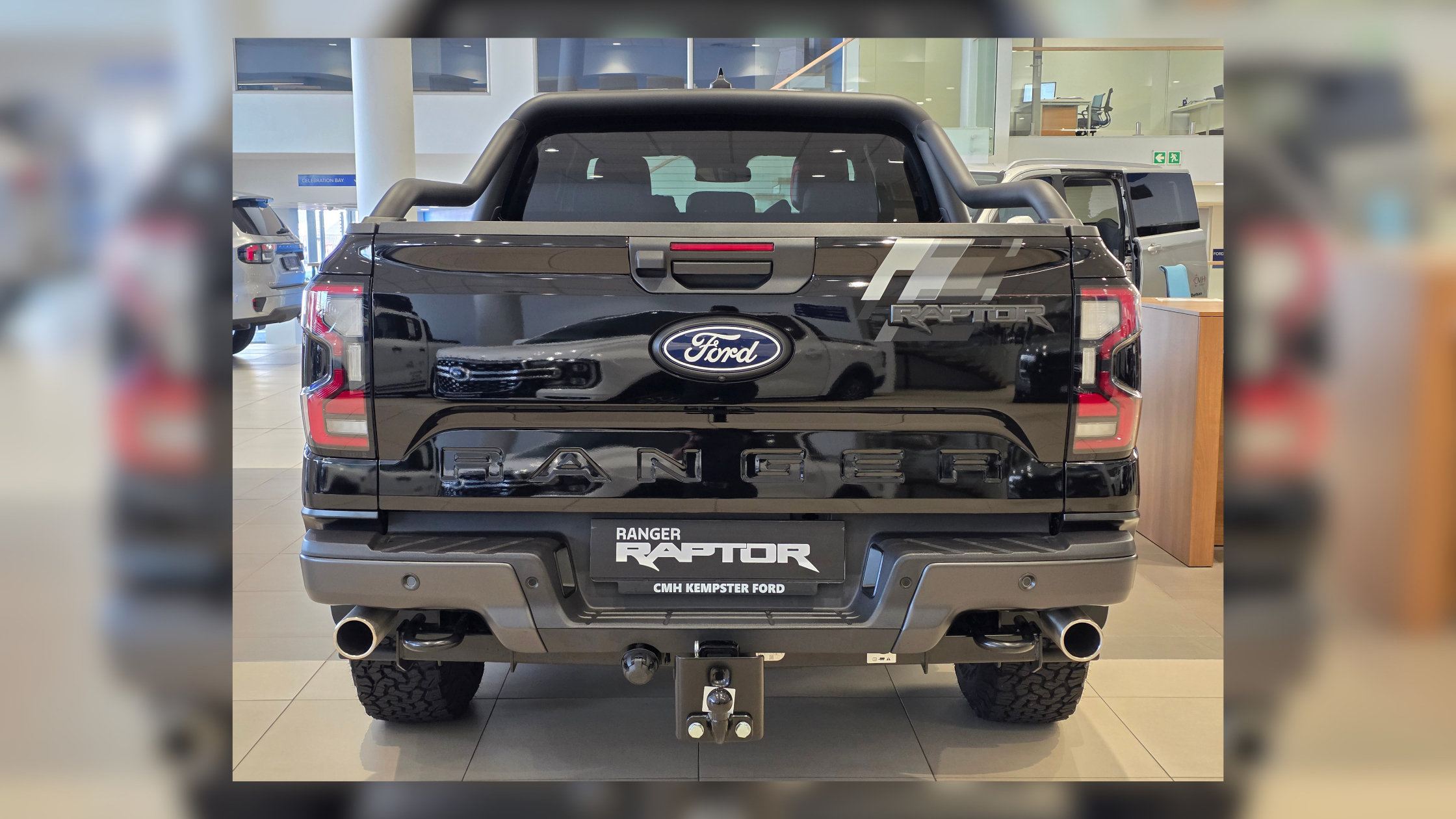 Ford Raptor Back View