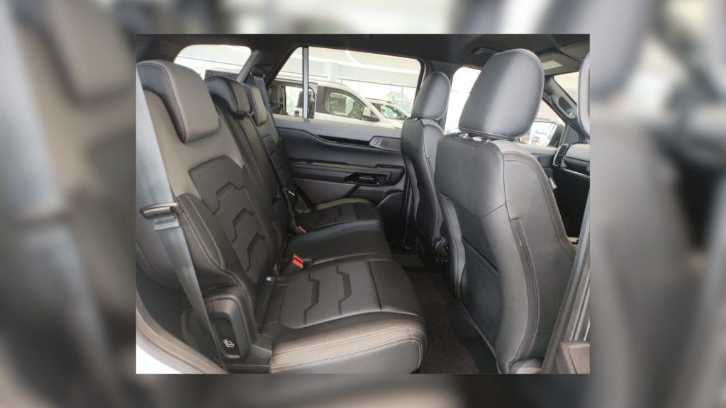 2026 Ford Everest 3.0L Sport 4WD 10AT Back Seats