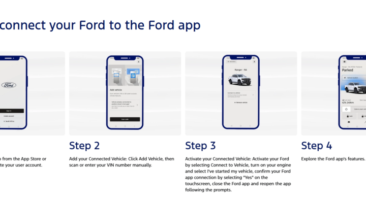 How to connect your Ford app